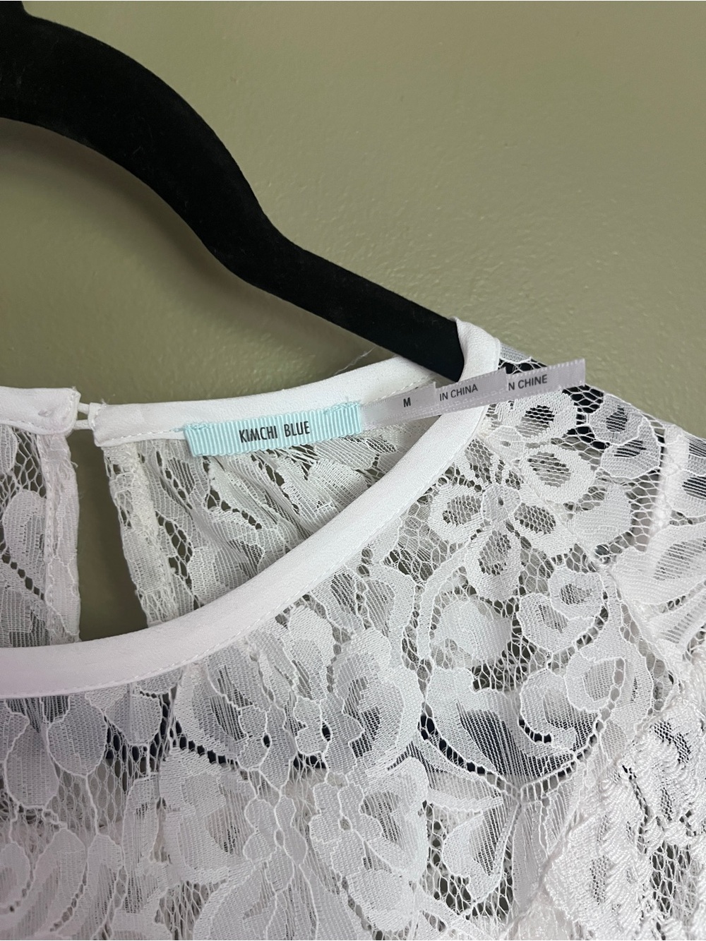 White Shift Lace Dress